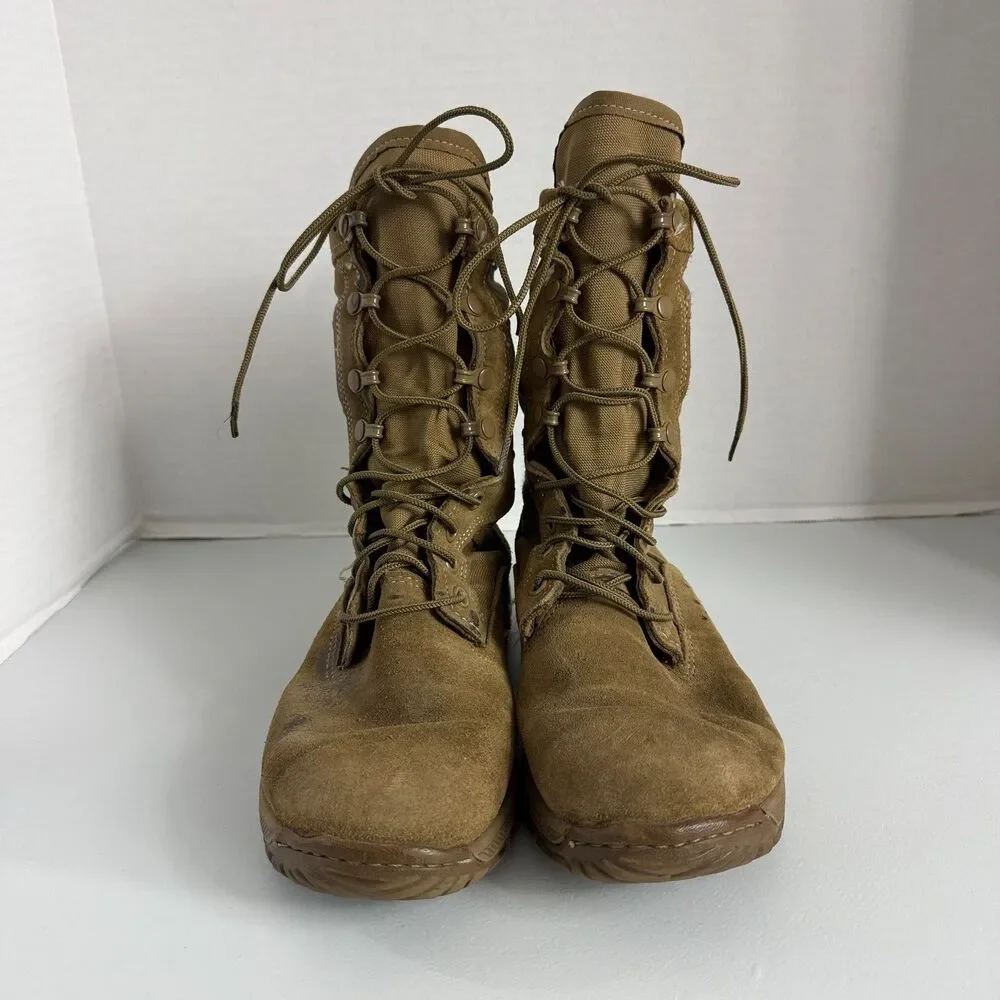 Belleville C320 Combat Boots Mens 6 W Tan Military Tactical Vibram USA